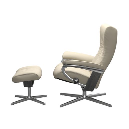 Stressless® Wing Cross met voetenbank - Altijdlekkerzitten