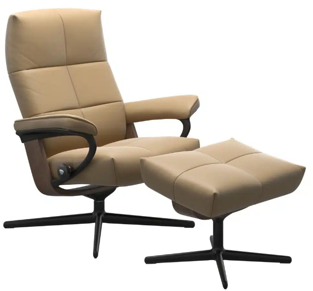 Relaxfauteuil David Cross met voetenbank | Stressless