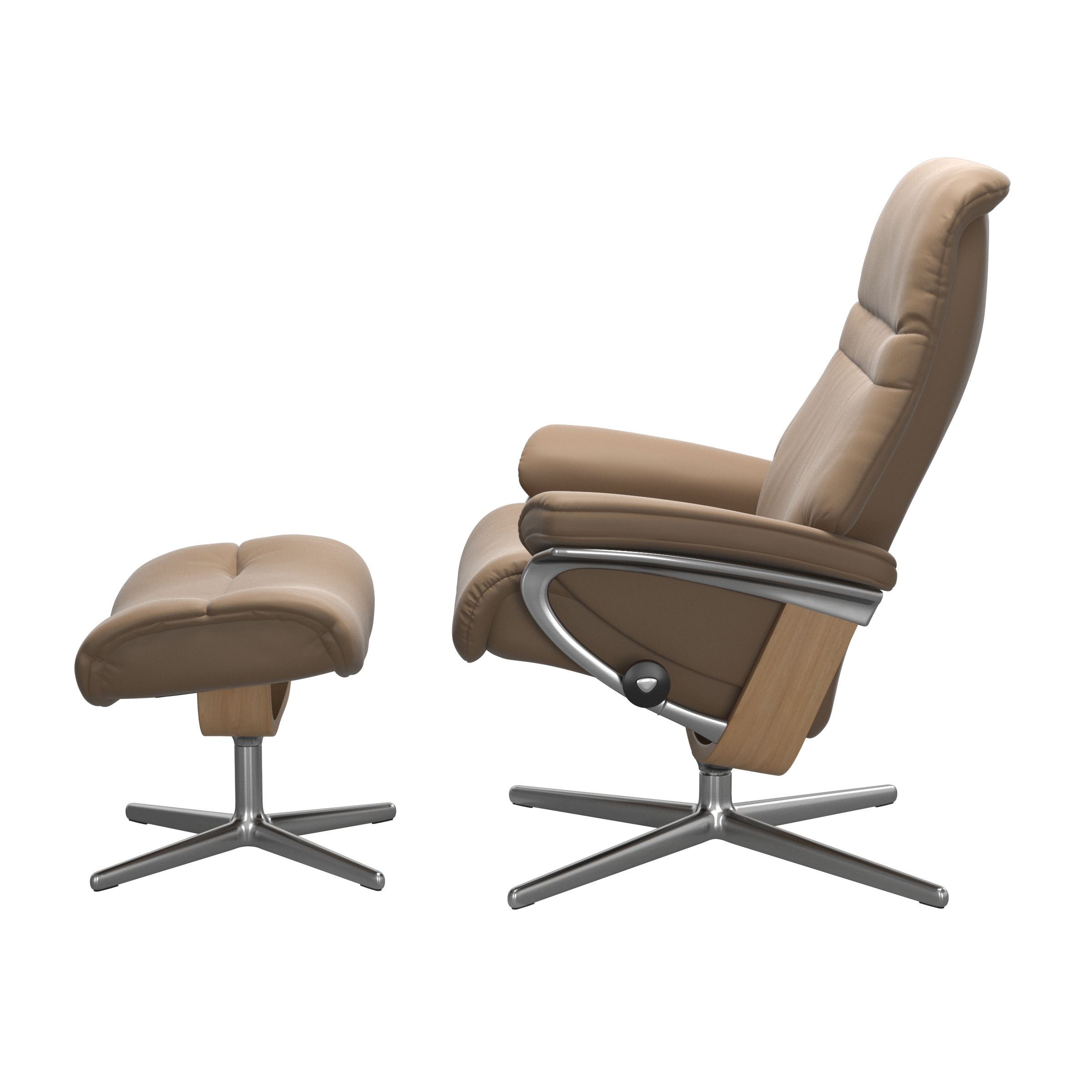 Stressless® Sunrise Cross met voetenbank - Altijdlekkerzitten