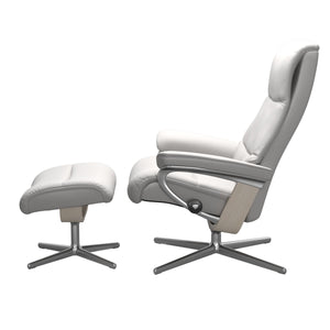 Stressless® View Cross met voetenbank - Altijdlekkerzitten