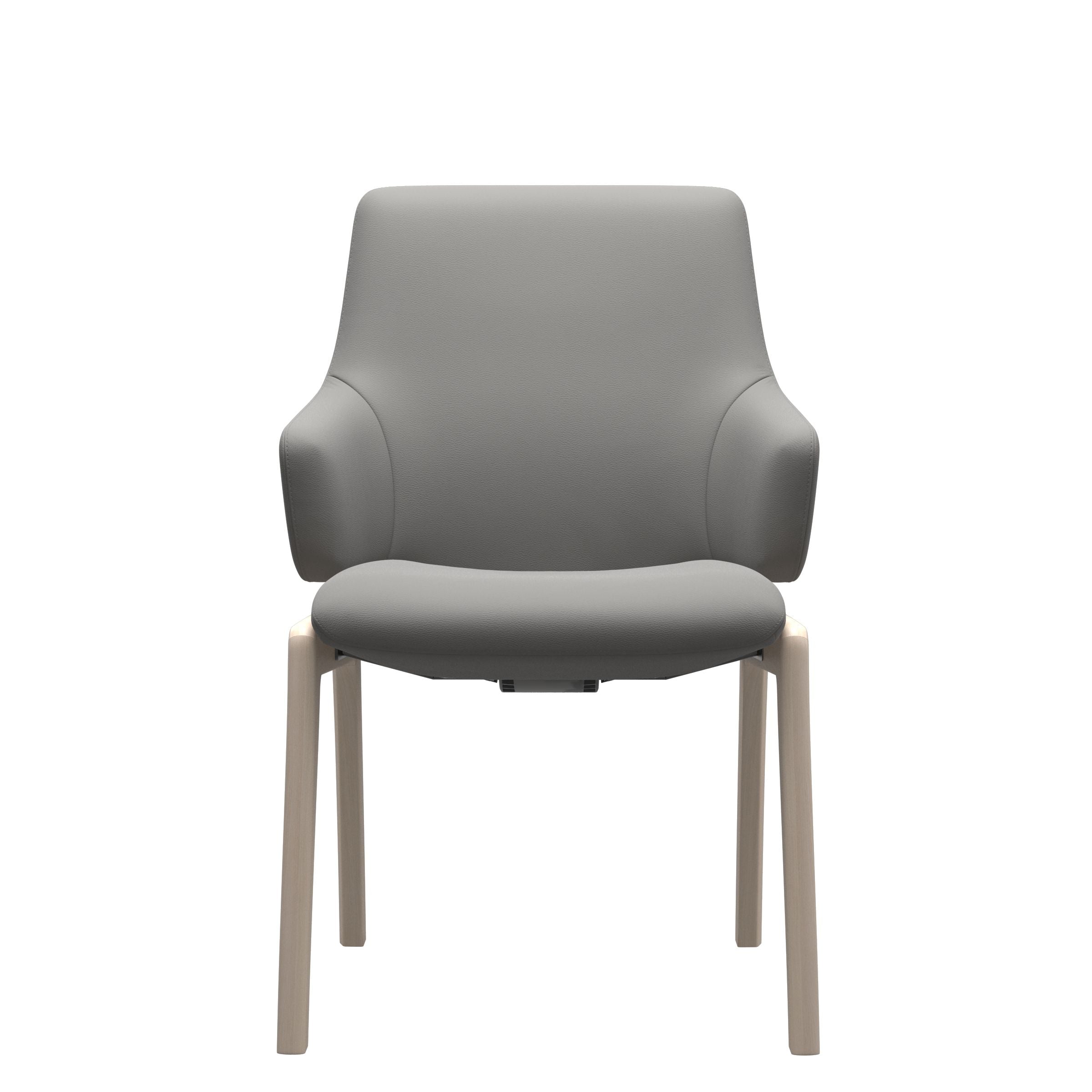 Stressless Laurel low with arms D100 - Leder Paloma Silver Grey - Altijdlekkerzitten