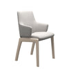 Stressless Laurel low with arms D100 - Stof Jasmine Light Grey - Altijdlekkerzitten