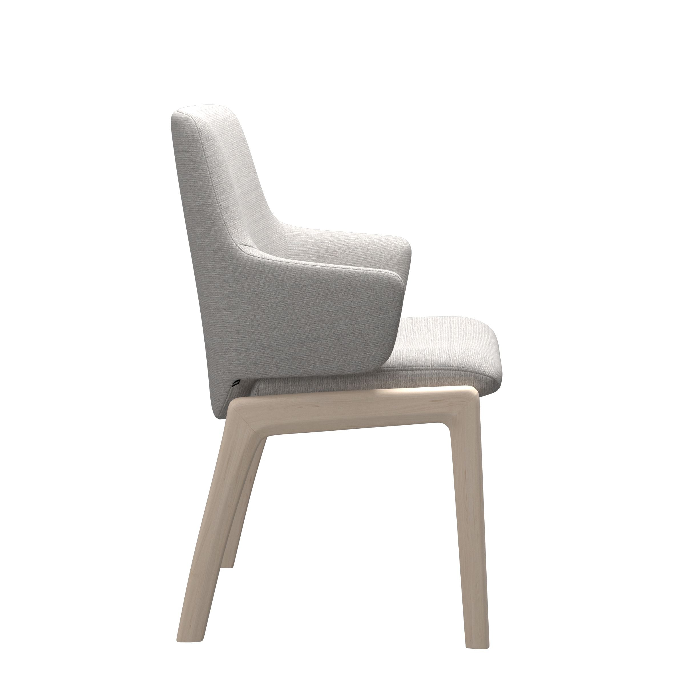 Stressless Laurel low with arms D100 - Stof Jasmine Light Grey - Altijdlekkerzitten