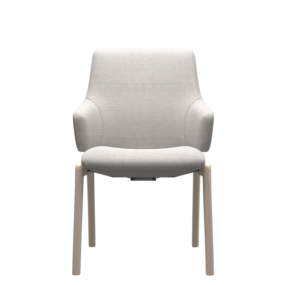 Stressless Laurel low with arms D100 - Stof Jasmine Light Grey - Altijdlekkerzitten