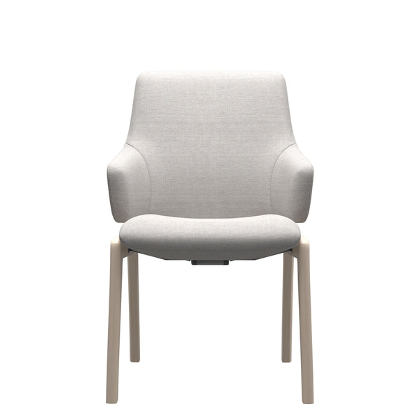 Stressless Laurel low with arms D100 - Stof Jasmine Light Grey - Altijdlekkerzitten