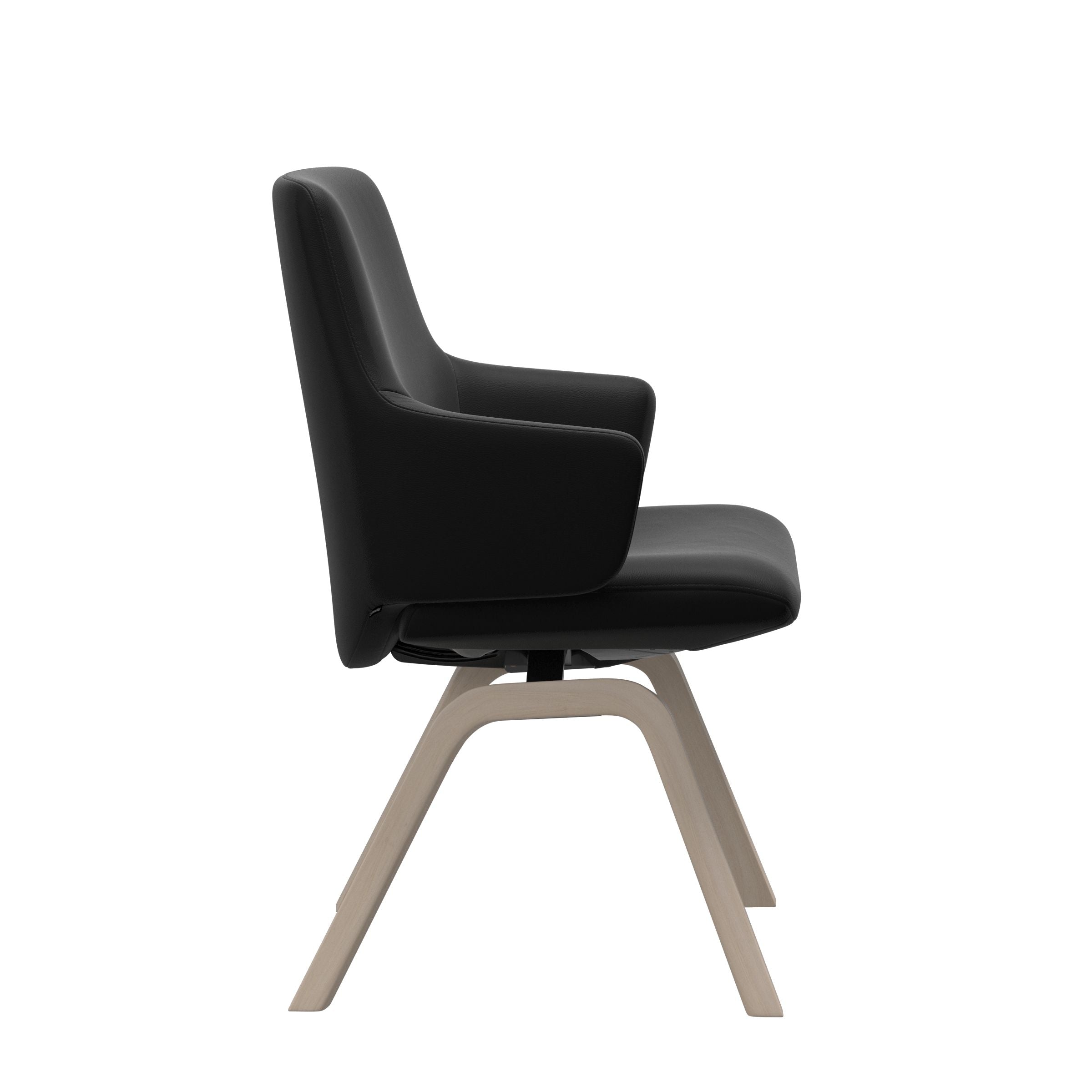 Stressless Laurel low with arms D200 - Leder Paloma Black - Altijdlekkerzitten