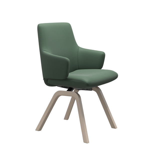 Stressless Laurel low with arms D200 - Leder Paloma Dark green - Altijdlekkerzitten