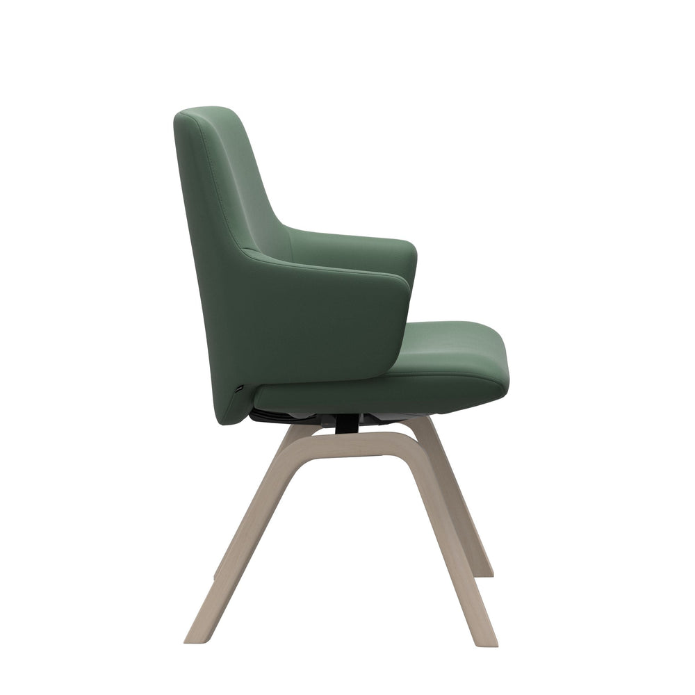 Stressless Laurel low with arms D200 - Leder Paloma Dark green - Altijdlekkerzitten