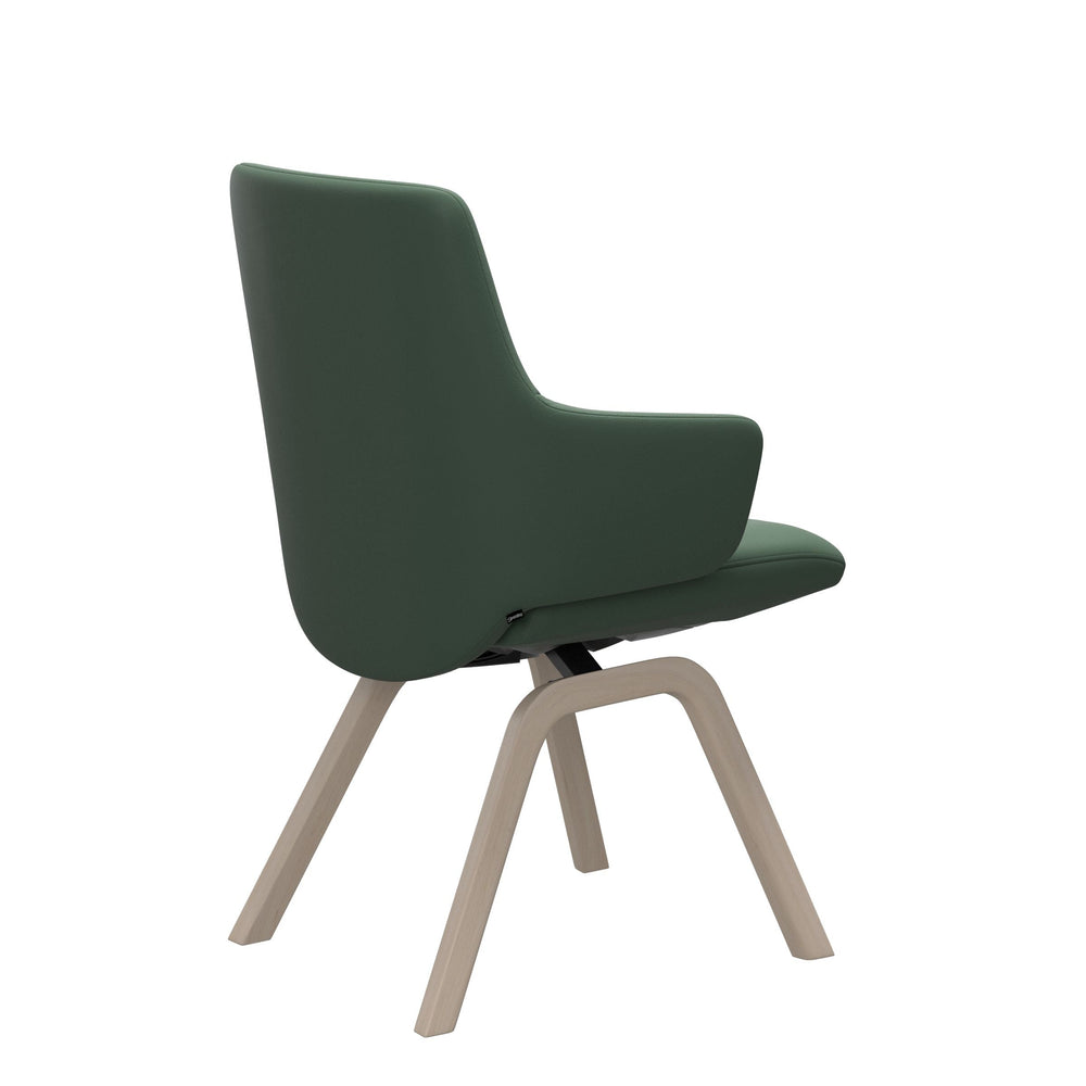 Stressless Laurel low with arms D200 - Leder Paloma Dark green - Altijdlekkerzitten