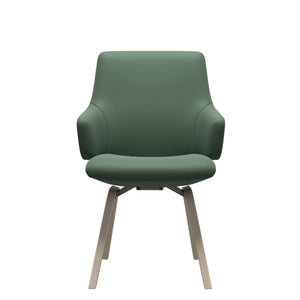 Stressless Laurel low with arms D200 - Leder Paloma Dark green - Altijdlekkerzitten