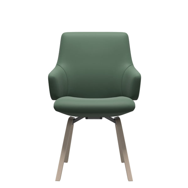 Stressless Laurel low with arms D200 - Leder Paloma Dark green - Altijdlekkerzitten