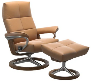Relaxfauteuil David Signature met voetenbank | Stressless
