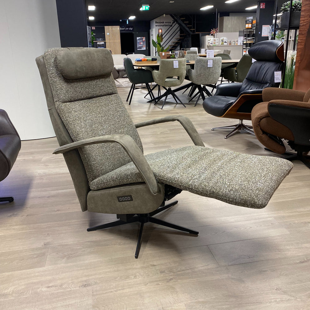 Julius relaxfauteuil - Maat M - 2 Motorig met accu en sta op functie