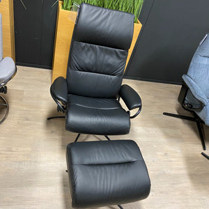 Showroommodel - Stressless Tokyo relaxfauteuil met hoge rug - met hocker