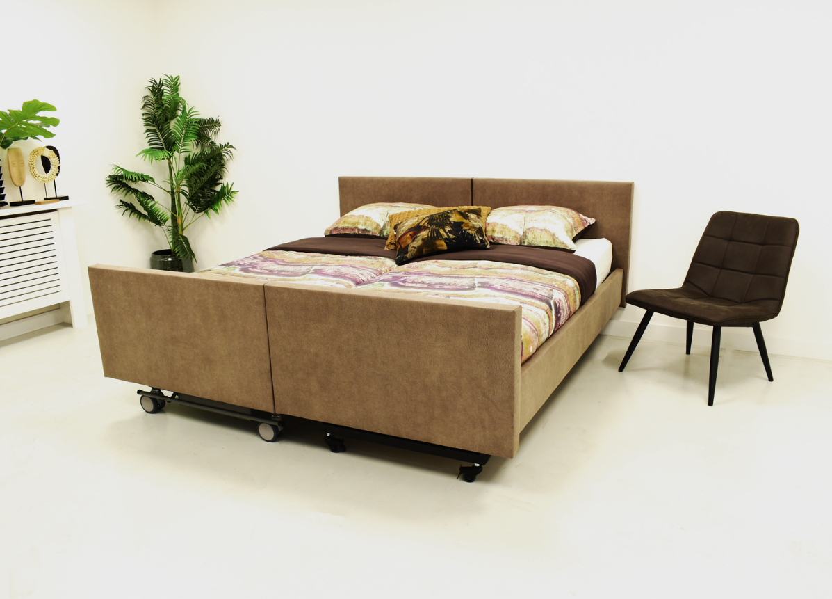 Design Deluxe gestoffeerd hoog-laag bed