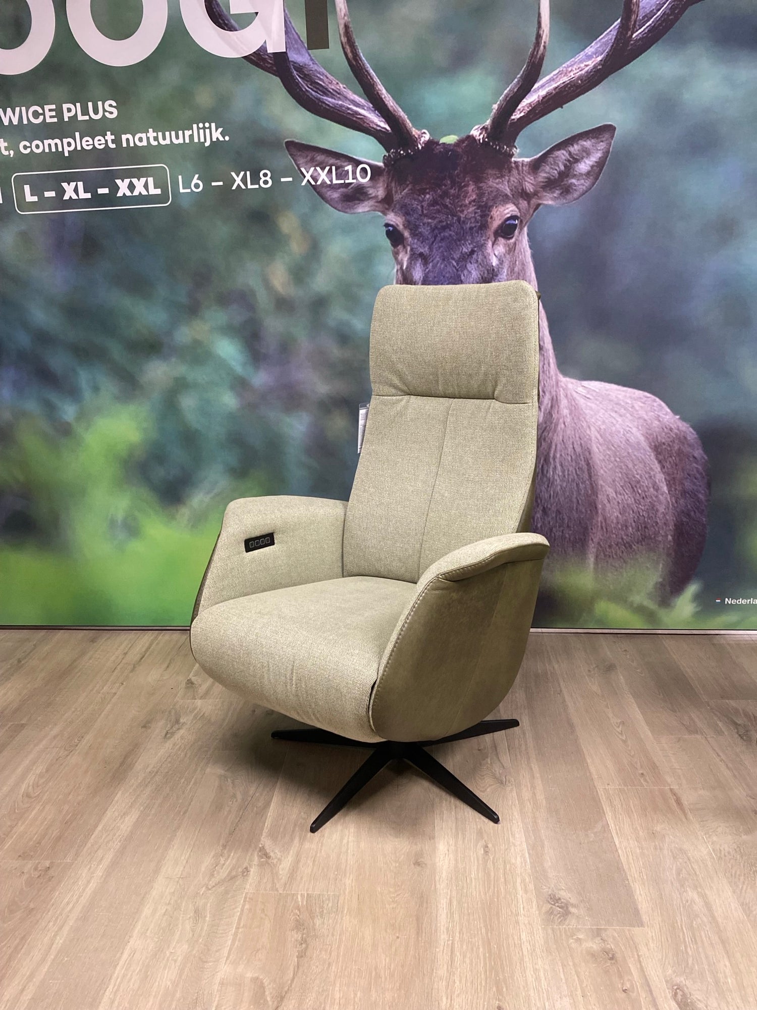 Showroommodel Twice Twice Jupiter relaxfauteuil - 3 motorig - Maat L