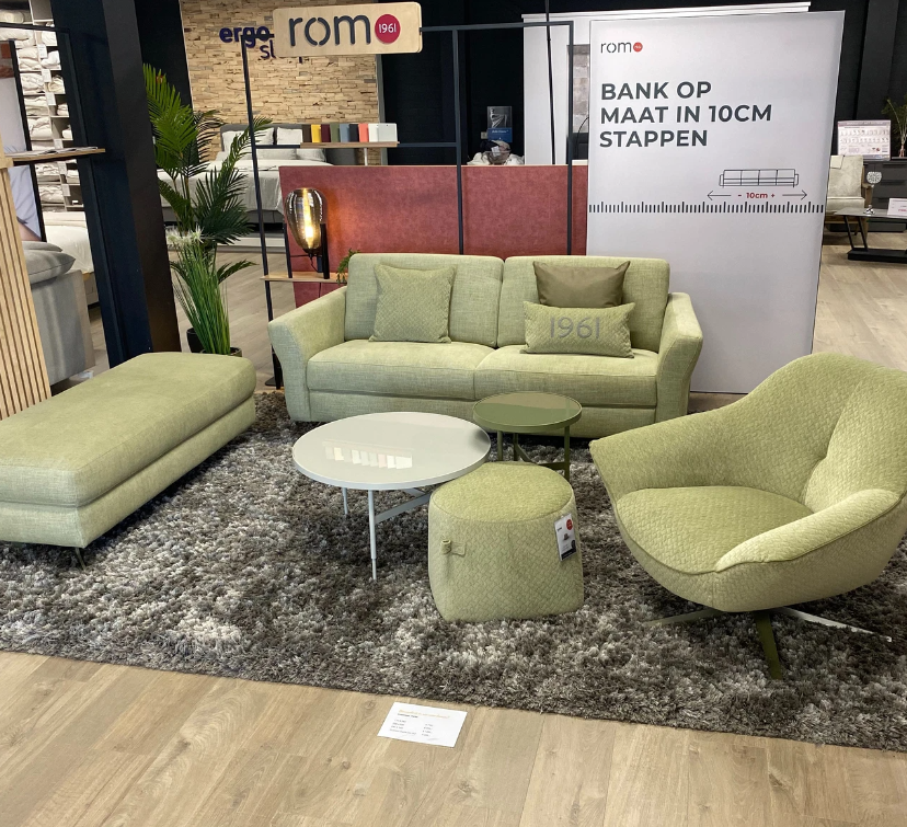 Showroommodel Complete zithoek ROM1961 Tamour