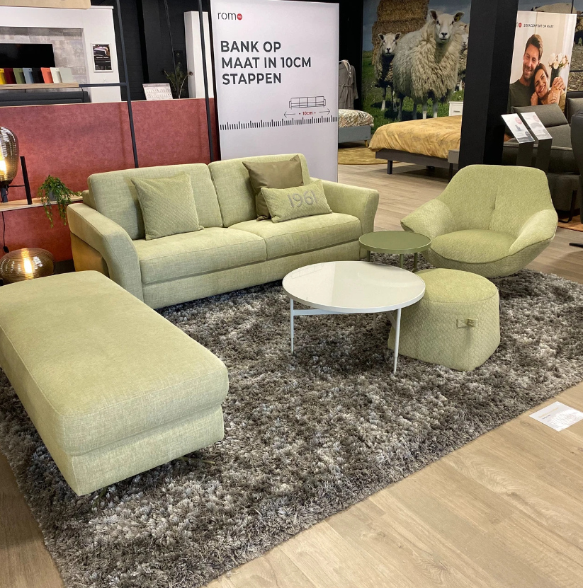 Showroommodel Complete zithoek ROM1961 Tamour