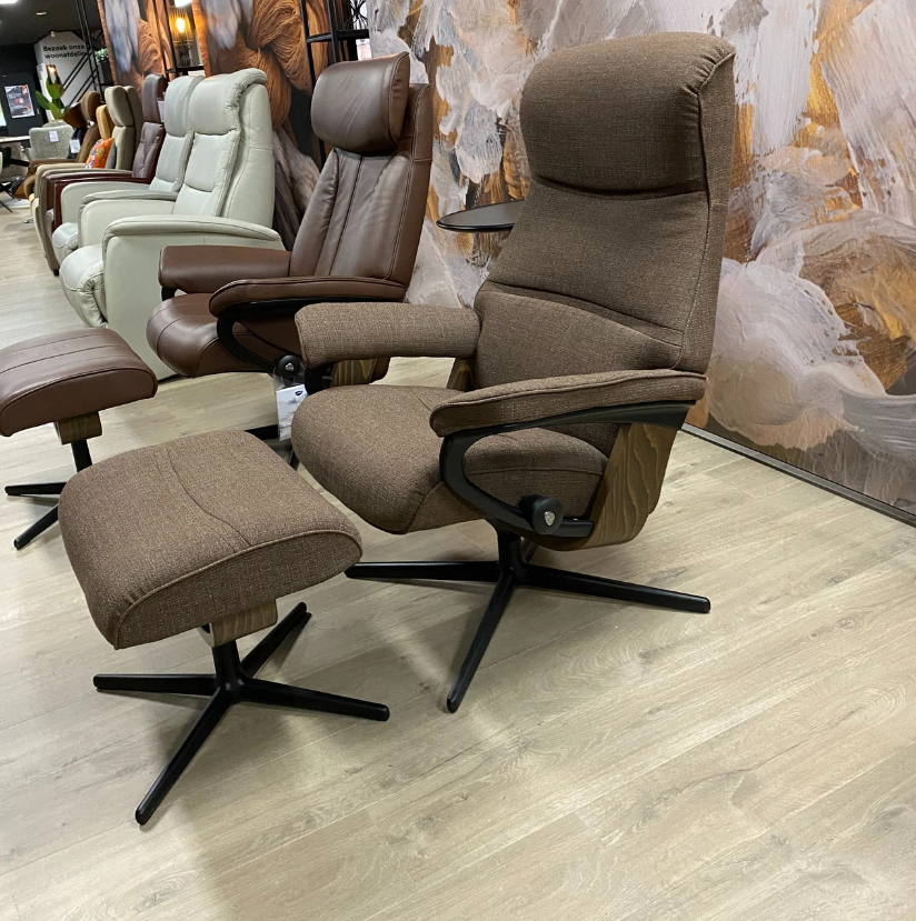 Stressless Philip relaxfauteuil met poef