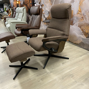 Stressless Philip relaxfauteuil met poef