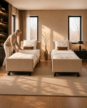 Design solide hoog-laag bed