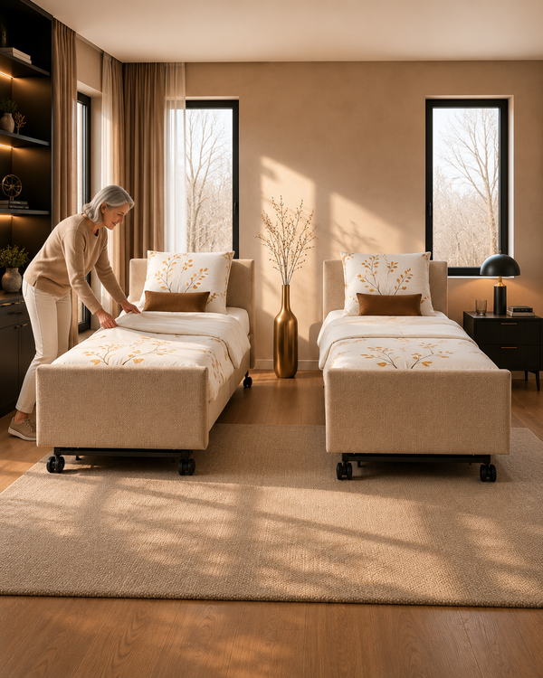 Design solide hoog-laag bed