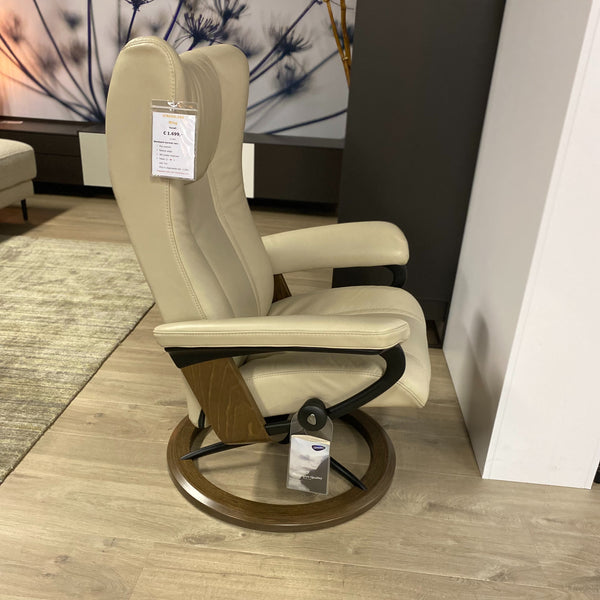 Stressless Wing M relaxfauteuil met hocker