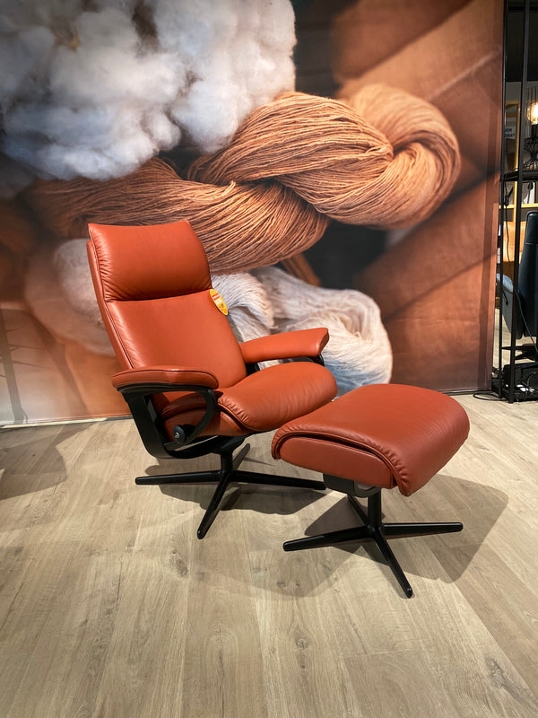 Stressless Aura M relaxfauteuil met hocker
