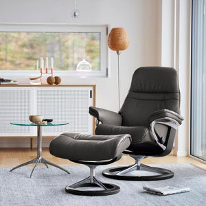 Relaxfauteuil Sunrise Signature met voetenbank | Stressless