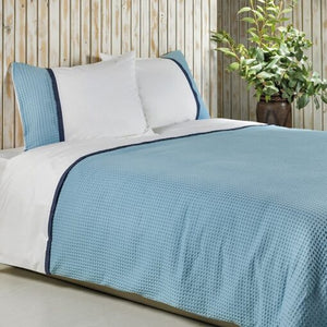 Dommelin Bari Babyblauw - donkerblauw Slaapcomfort Jack Suykerbuyk