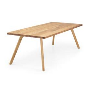 Eettafel Yvo eiken rechte tafel - Altijdlekkerzitten