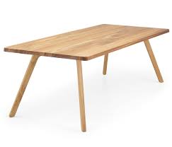 Eettafel Yvo eiken rechte tafel - Altijdlekkerzitten