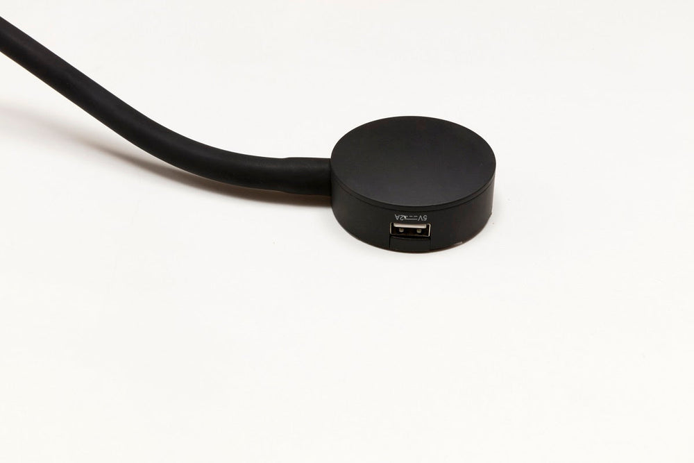 LED leeslamp - bedlamp met USB en dimfuntie- set van 2 